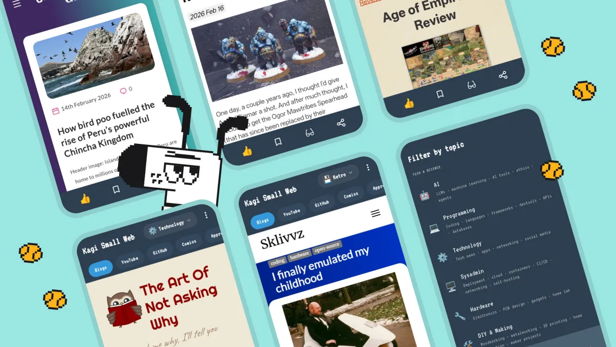 Kagi brings its ‘small web’ of a human-only internet to mobile devices