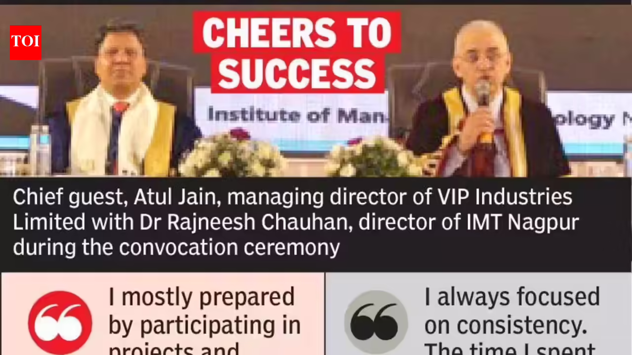 In AI Age, Adaptability Is Key: VIP MD To Students | Nagpur News