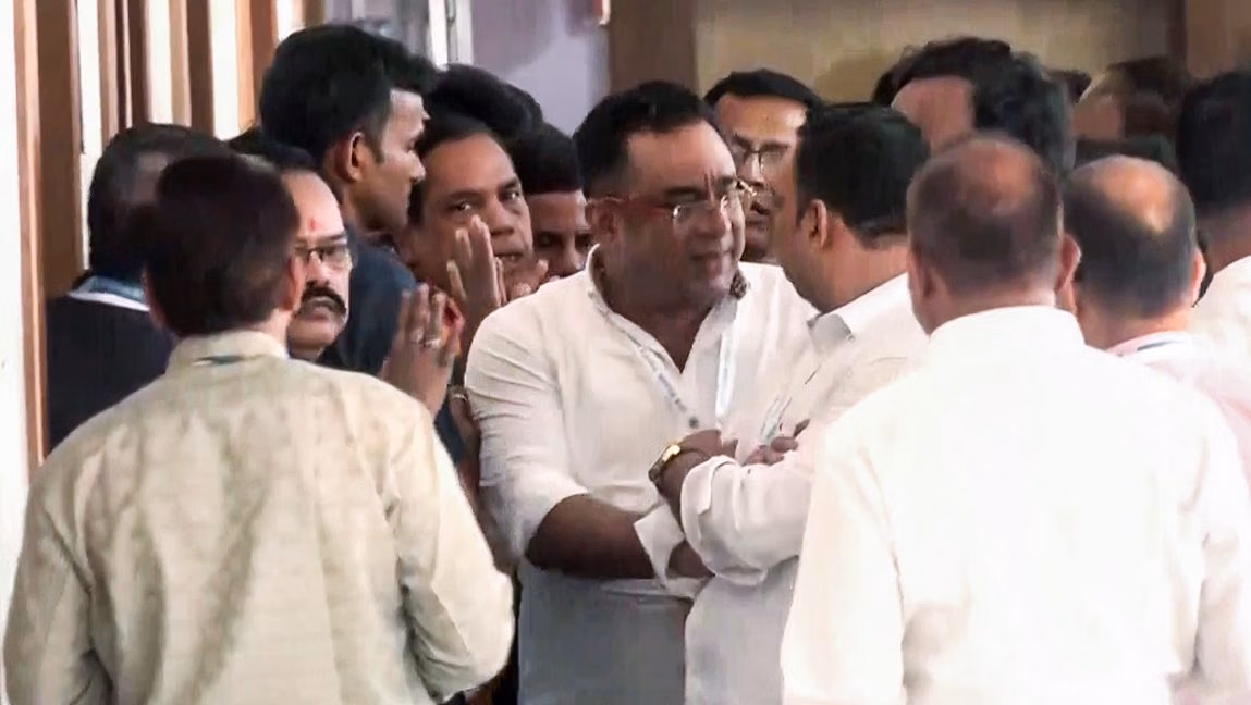 Scuffle breaks out between BJD and BJP MLAs during Rajya Sabha poll voting in Odisha