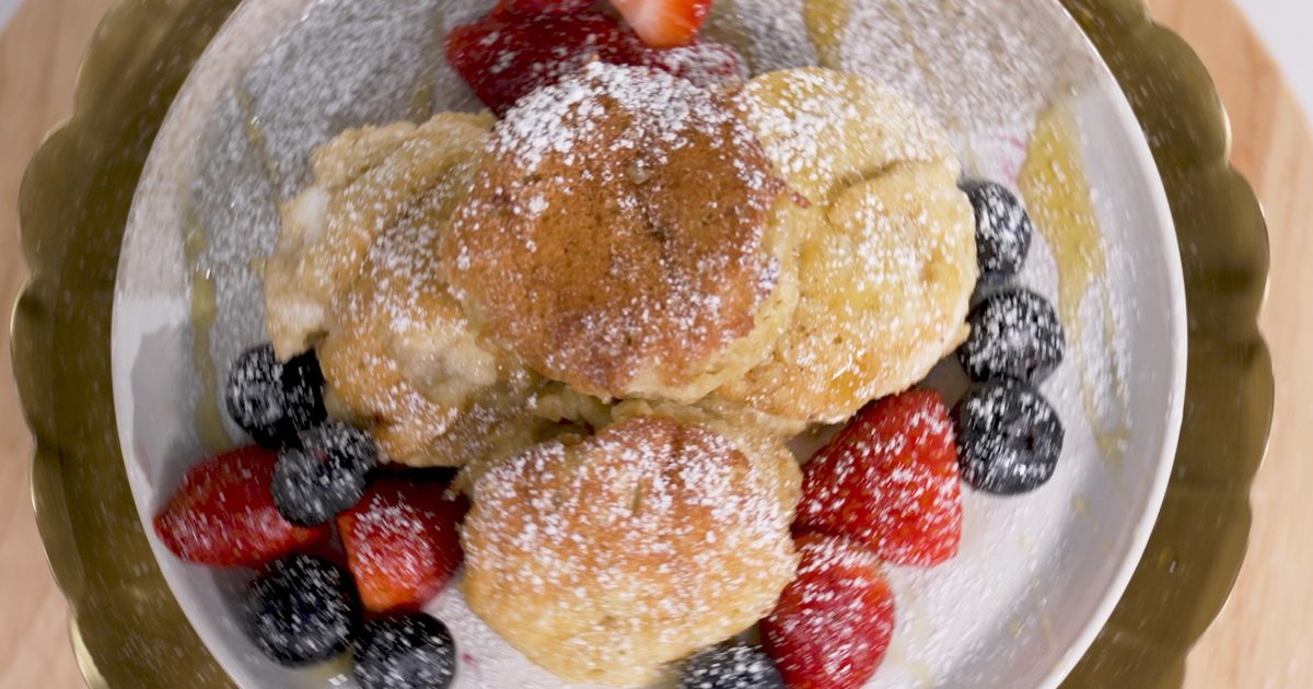 Plantain Soufflé Pancakes | Good Food