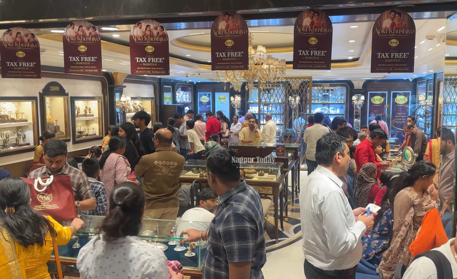 Rokde Jewellers Launches ‘Tax Free Mahotsav’ – Shop Jewellery and They Will Pay the GST