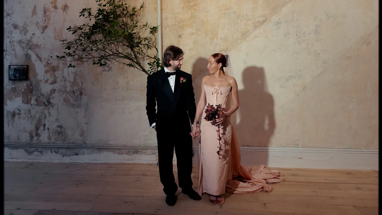The Bride Wore Pink for an Unconventional New York Wedding That Traversed the City