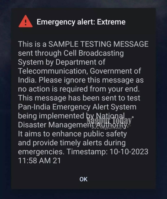 Trial of mobile-based disaster alert systems underway; citizens ignore message: DoT