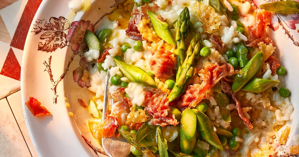 This spring risotto recipe is the perfect seasonal dinner for May