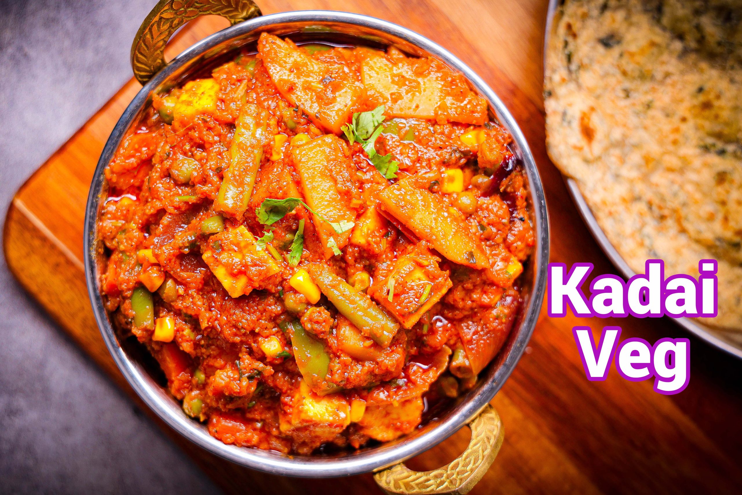 Veg Kadai Recipe | Kadai Vegetable Sabzi