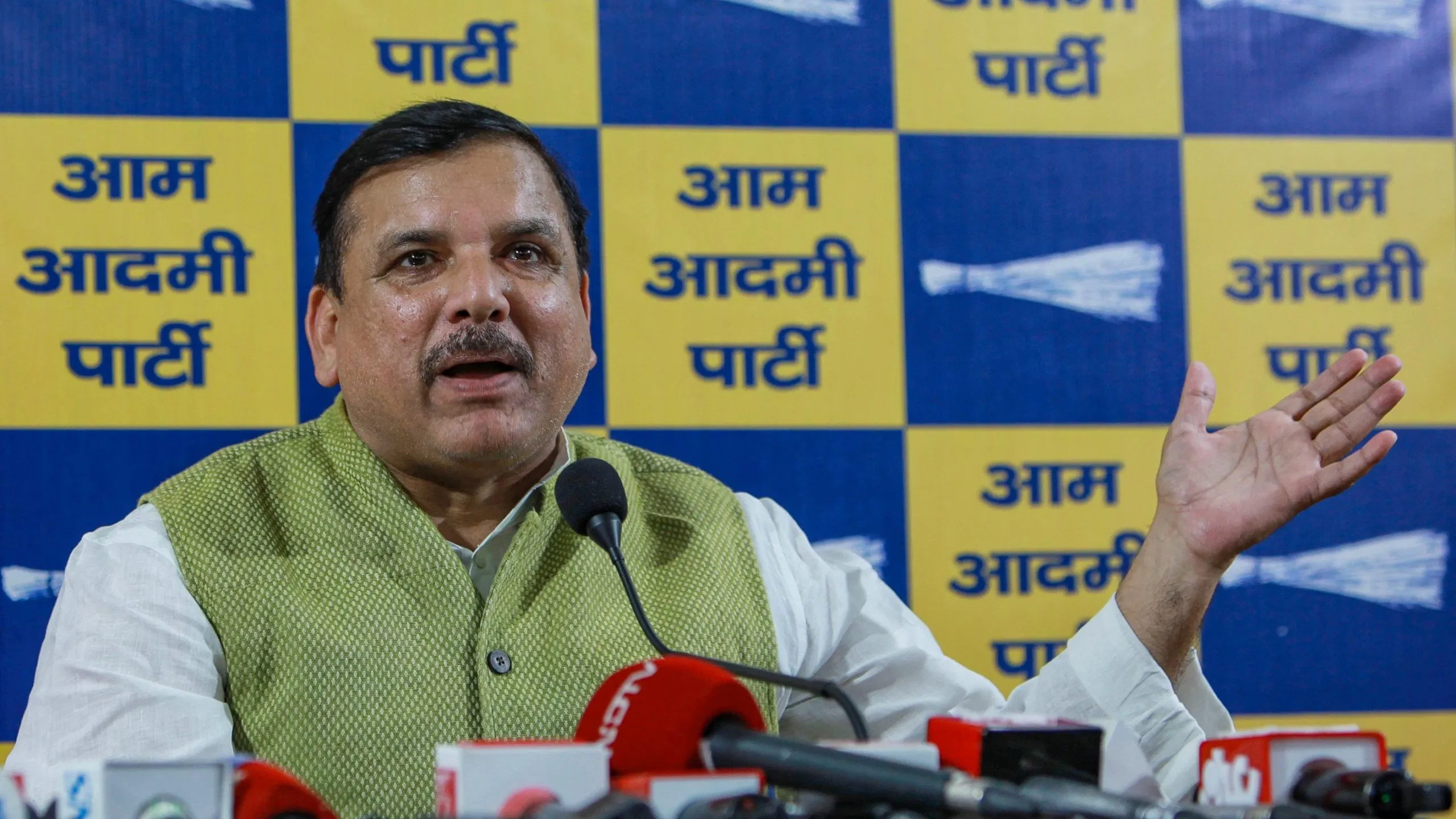 AAP calls MPs’ defection ‘unconstitutional’, will write to Rajya Sabha chairman