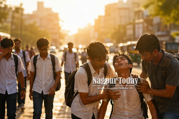 Nagpur Students Faint in Heat-Why Are Coaching Institutes Still Open?