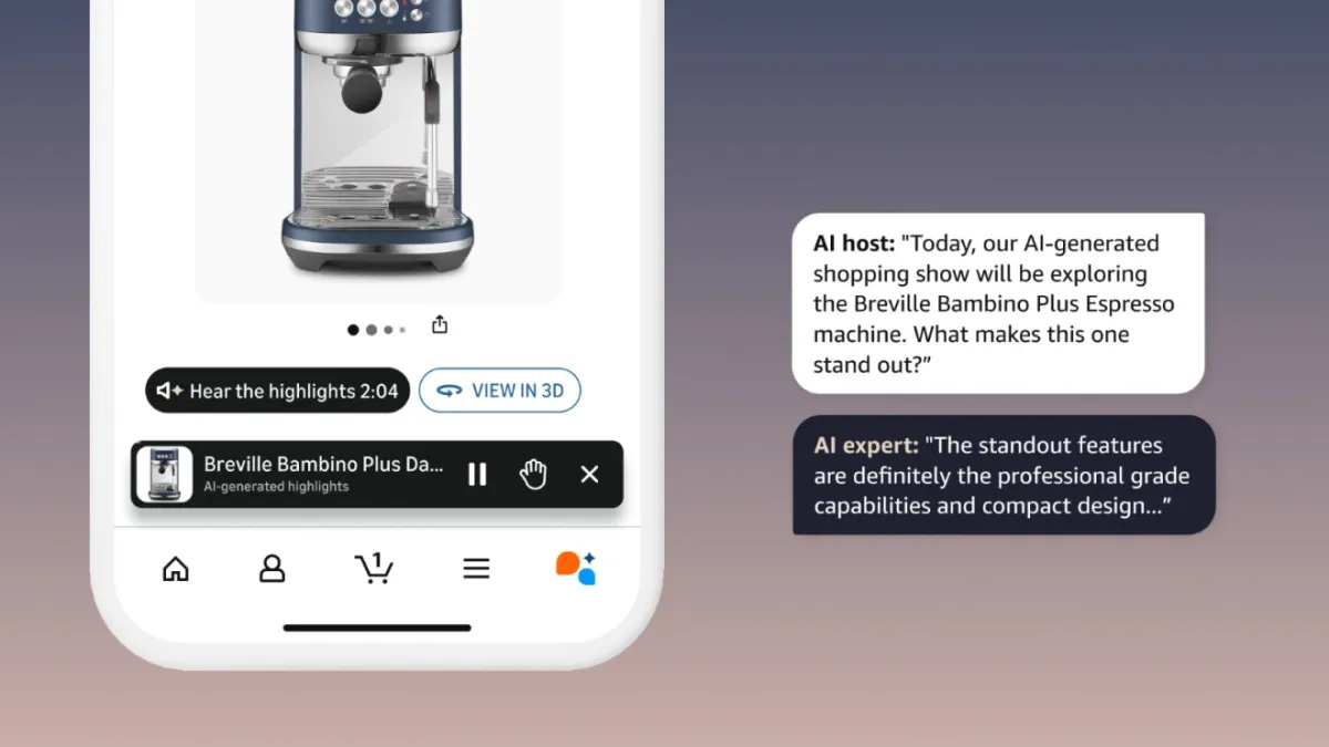 Amazon launches an AI-powered audio Q&A experience on product pages