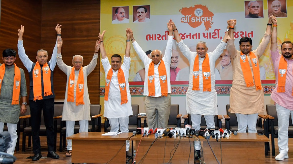 BJP sweeps local body polls in Gujarat, Congress improves tally; AAP fails to pull off 2021 repeat