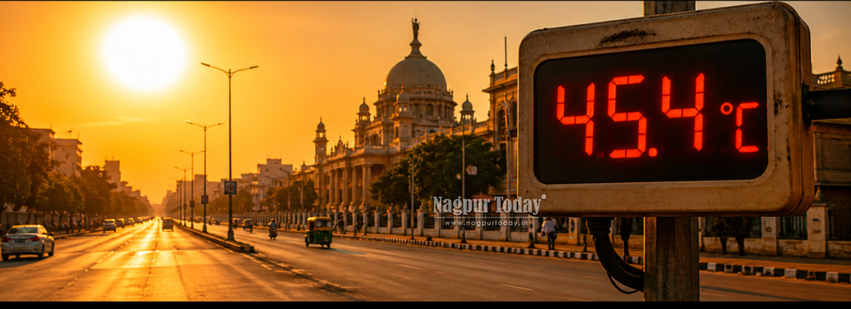 Nagpur Bakes at 45.4°C as Vidarbha Faces Severe Heatwave