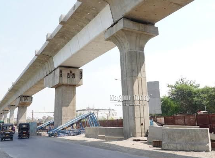 नागपुरातील खैरि परिसरात मेट्रो बांधकाम साहित्याची चोरी; १७ लाखांचा मुद्देमाल लंपास