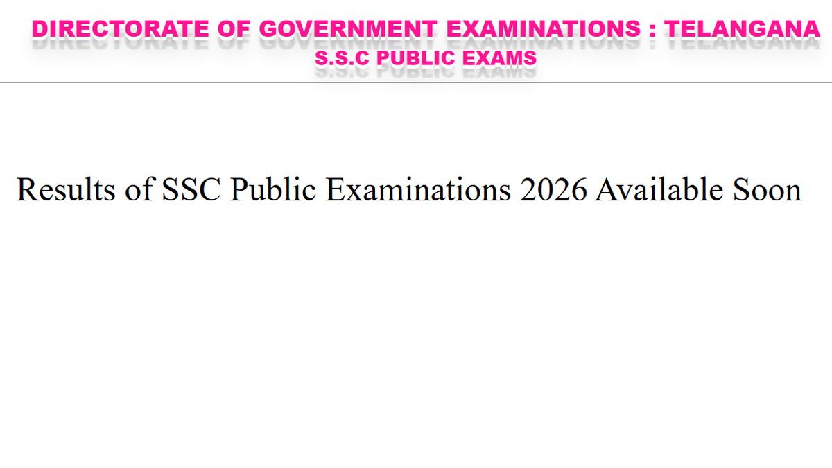 Telangana SSC results 2026 on four websites, MeeSeva WhatsApp number