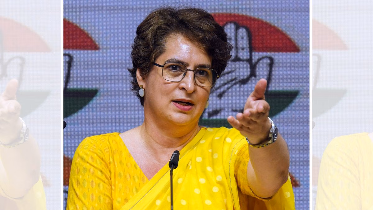 Priyanka hails ‘win for democracy’, calls 131st (Amendment) Bill ‘BJP conspiracy to stay in power’