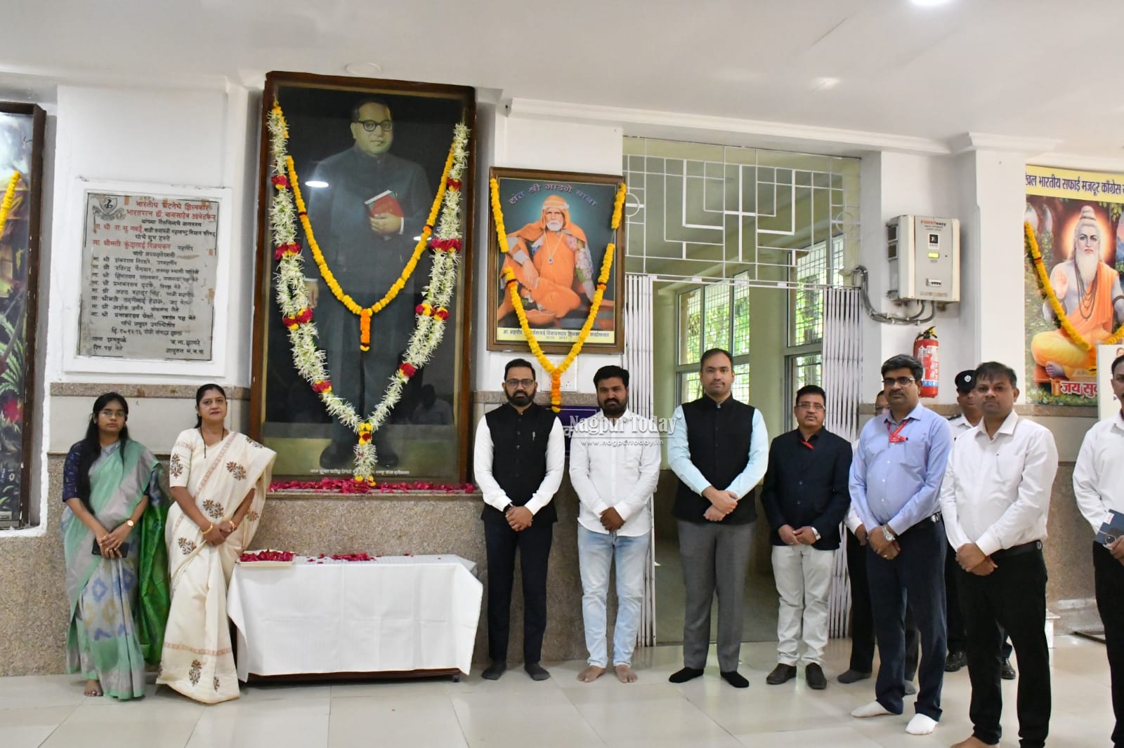 मनपातर्फे भारतरत्न डॉ. बाबासाहेब आंबेडकर यांना विनम्र अभिवादन