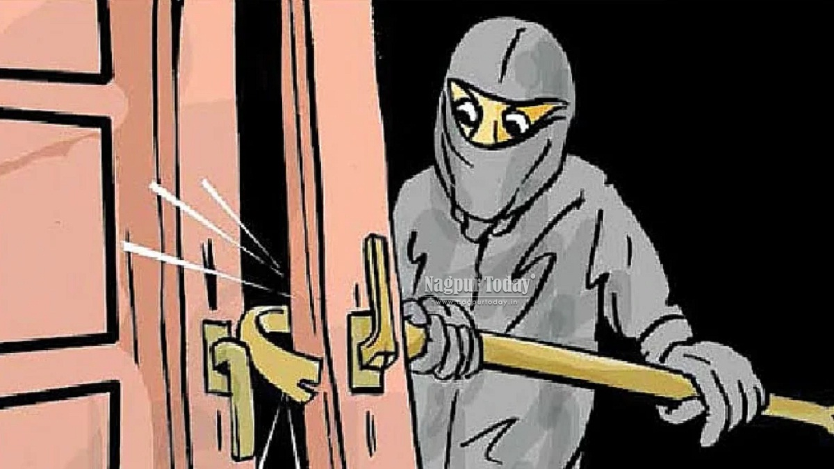 नागपूरात चोरट्यांचा धुमाकूळ; वेगवेगळ्या ठिकाणी घरफोड्या, तब्बल २५ लाखांचे दागिने लंपास!