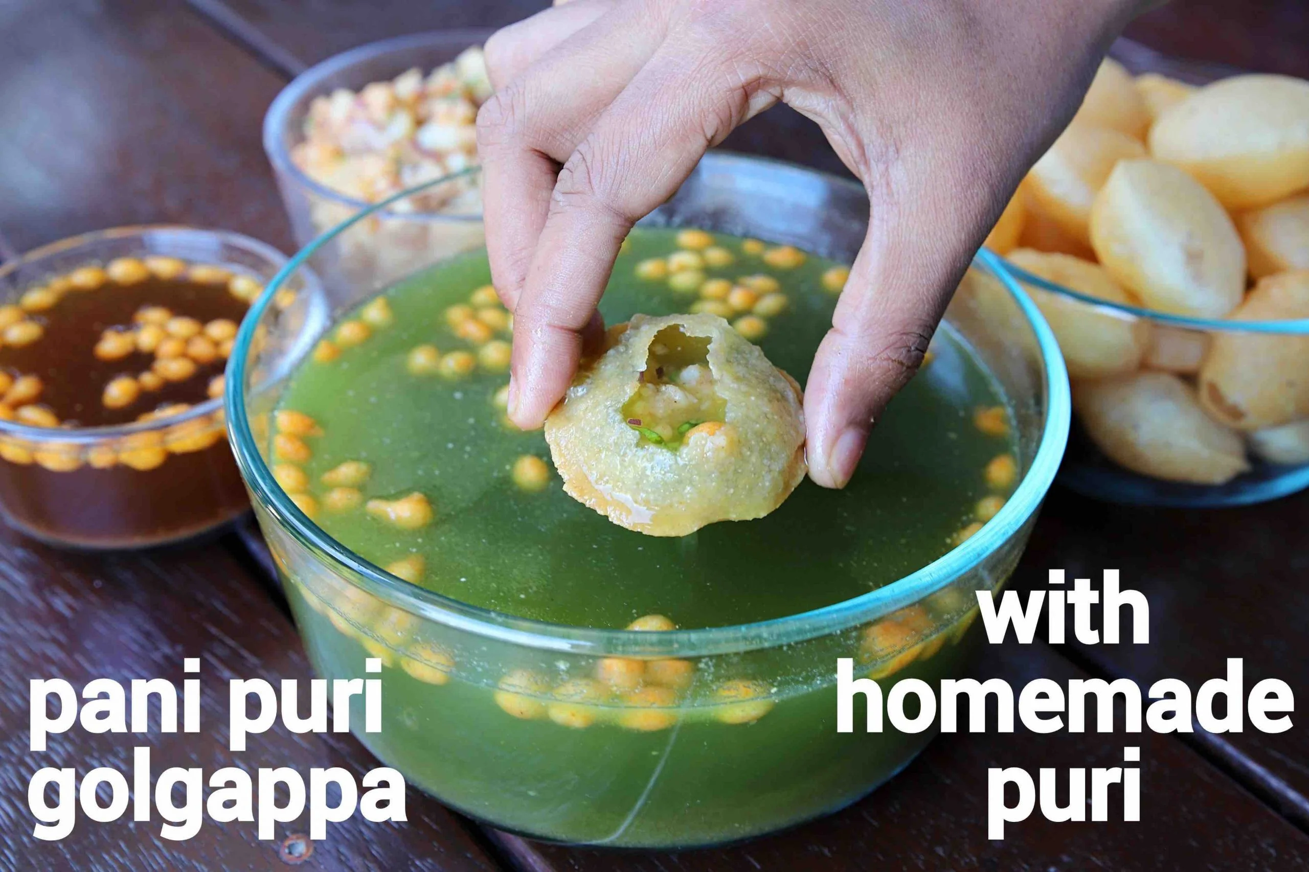 Pani Puri Recipe | Homemade Golgappa or Puchka