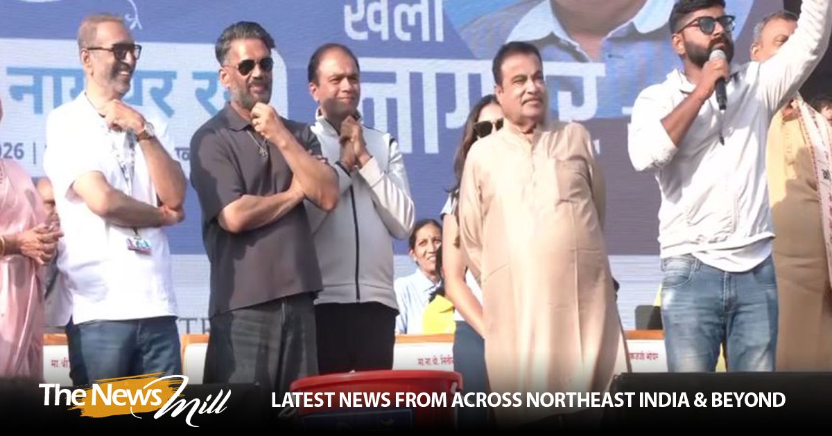 Nitin Gadkari and Suniel Shetty inaugurate Khasdar Krida Mahotsav 2026 in Nagpur
