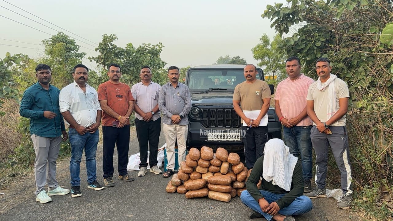 Video गोंदिया: “ब्लैक थार” में ड्रग्स का खेल खत्म, 54 लाख का गांजा पकड़ा, इंटरस्टेट सिंडिकेट बेनकाब