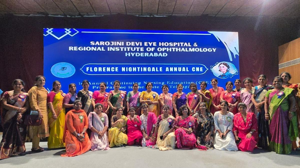 200 nursing officers attend Florence Nightingale CNE programme at Sarojini Devi Eye Hospital