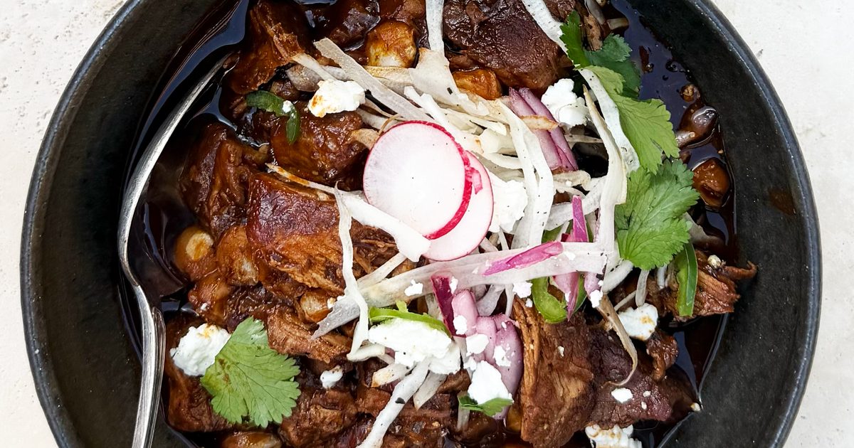 Pork pozole recipe | Good Food