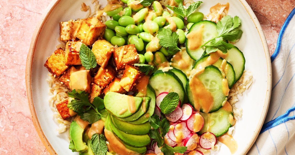 Satay tofu bowls recipe | Good Food