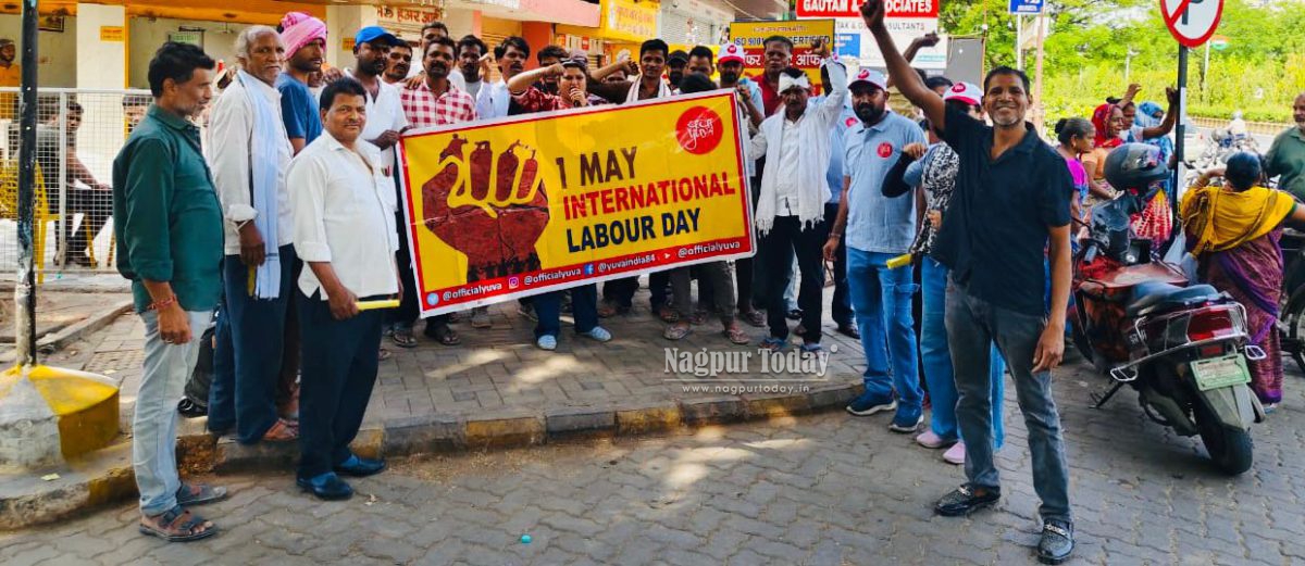 YUVA Highlights Climate Vulnerability of Construction Workers on International Labour Day in Nagpur