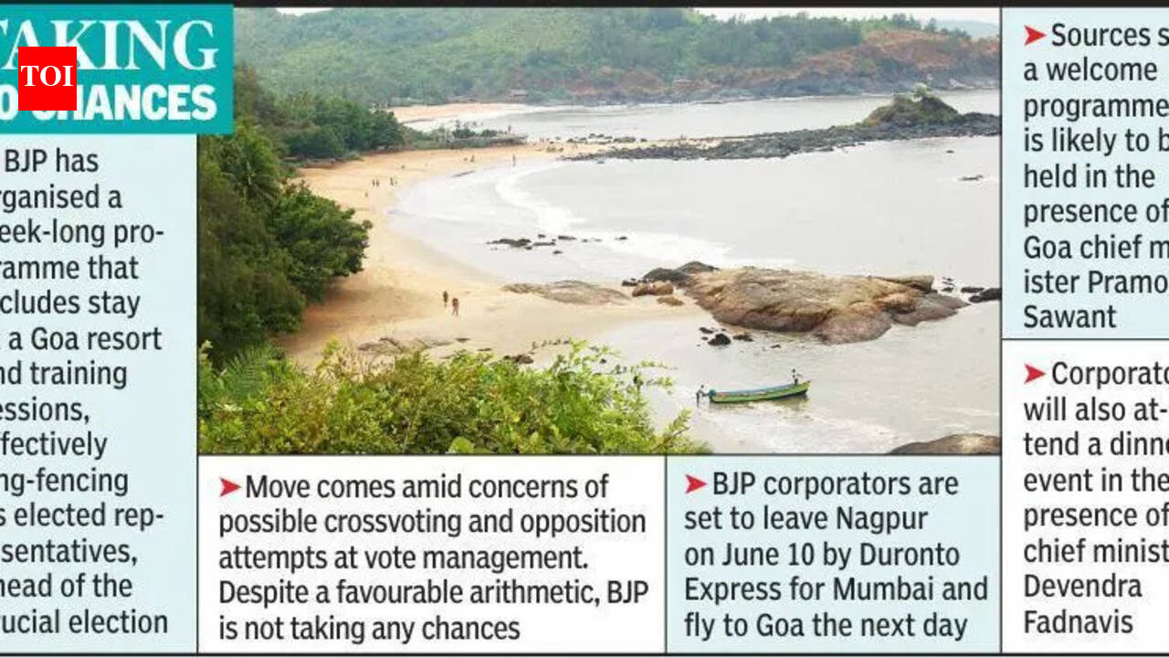Goa Retreat To Ring-Fence City Corporators Before MLC Bypoll | Nagpur News