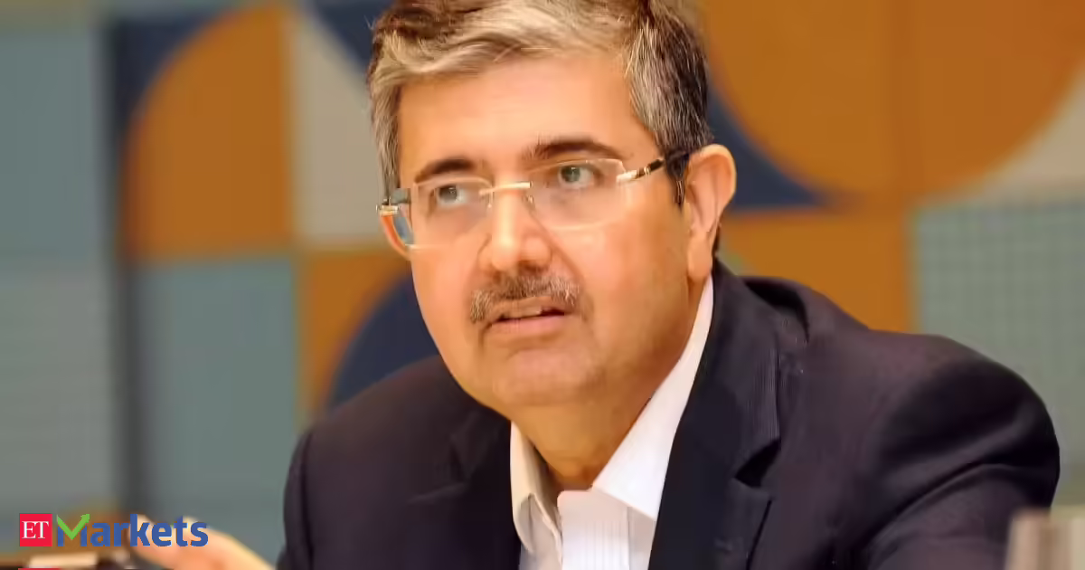 Uday Kotak questions SpaceX valuation, says only time will tell if we’re in ‘mega bubble’