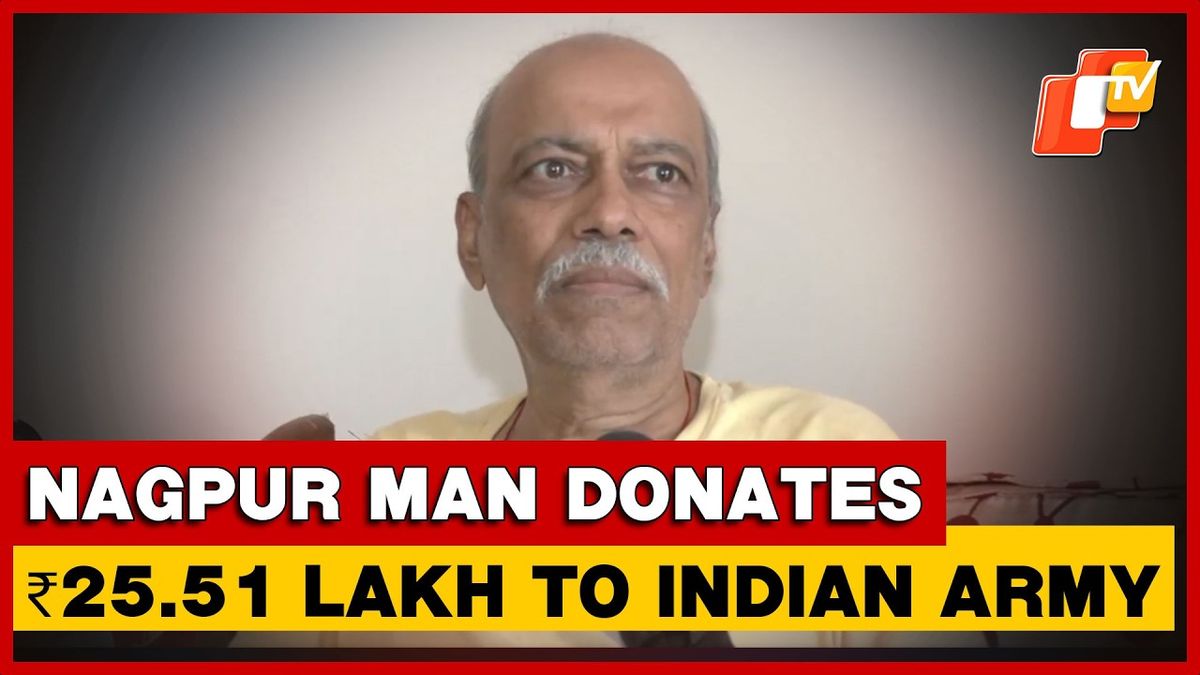 Nagpur Man Donates Rs 25.51 Lakh Lifetime Savings To Army Welfare Fund