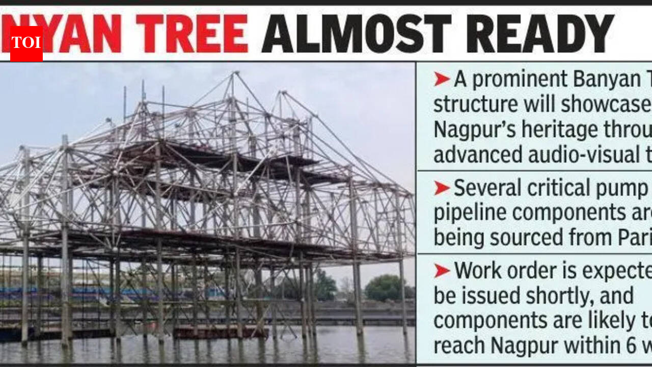 Missing components to arrive from Paris as Futala Fountain revival finally picks up pace | Nagpur News