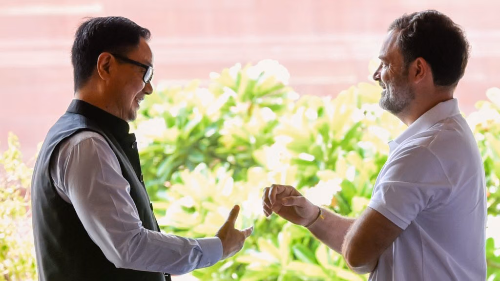 Rahul Gandhi’s birthday request for Minister Kiren Rijiju—a jiu-jitsu session
