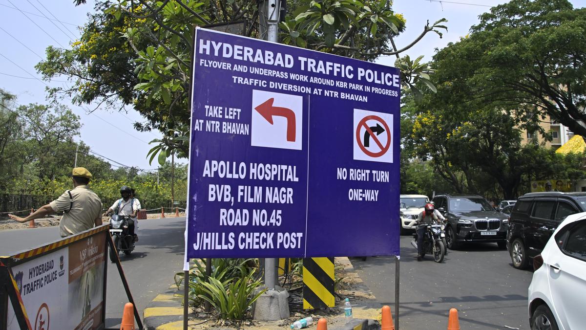 Traffic diversions announced around Jubilee Hills for H-CITI flyover, underpass works