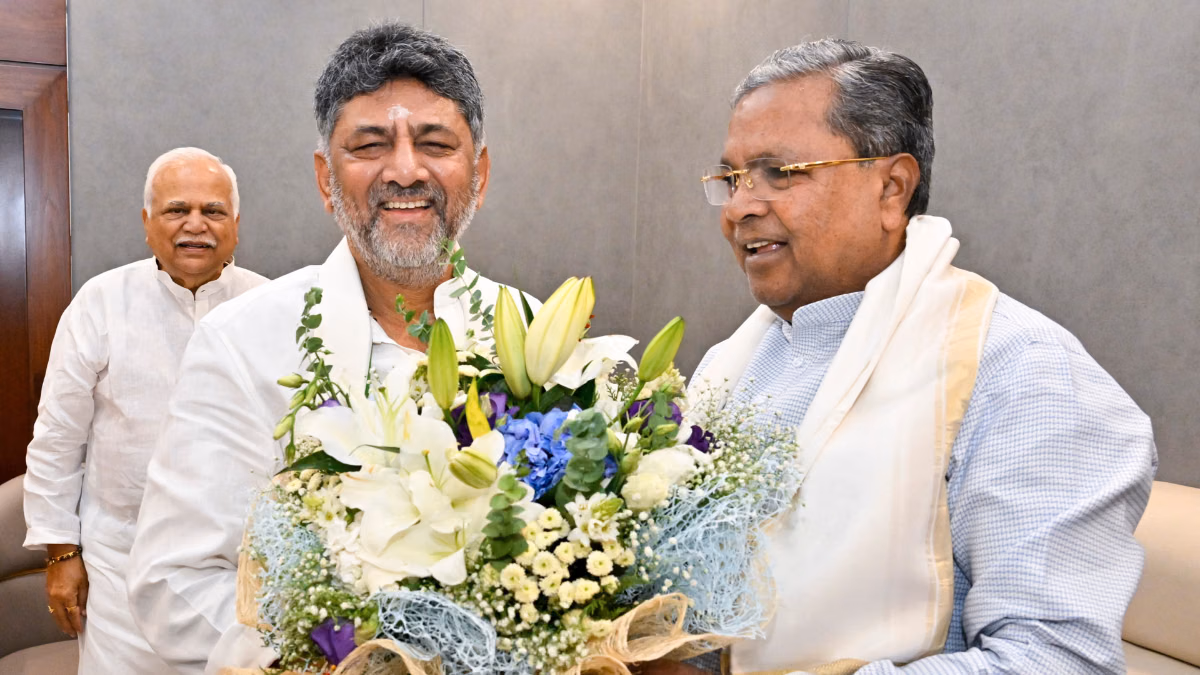Shivakumar sworn in as new Karnataka CM. Siddaramaiah’s son, many loyalists in his 13-member team