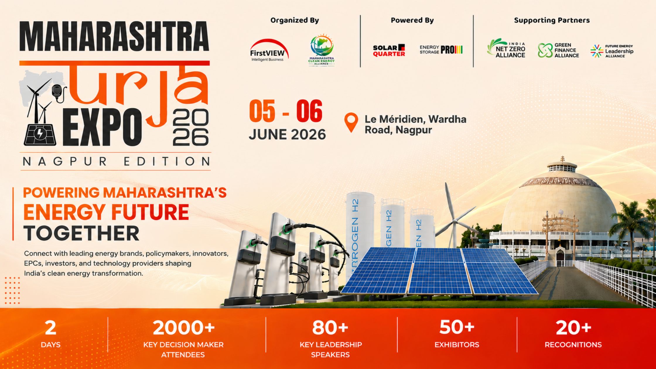 Maharashtra’s Clean Energy Momentum Takes Center Stage: Maharashtra Urja Expo 2026 Opens This Thursday in Nagpur   
