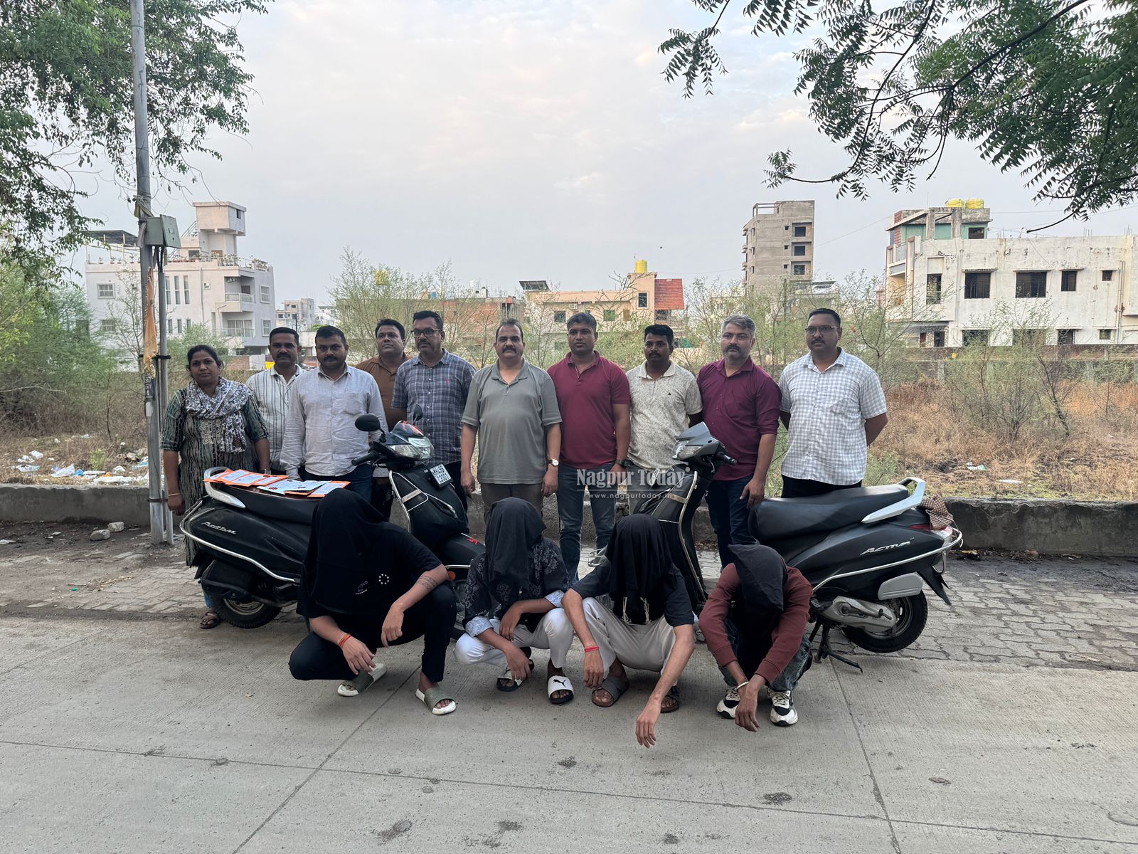 4 Held with MD Drug Worth ₹9 Lakh