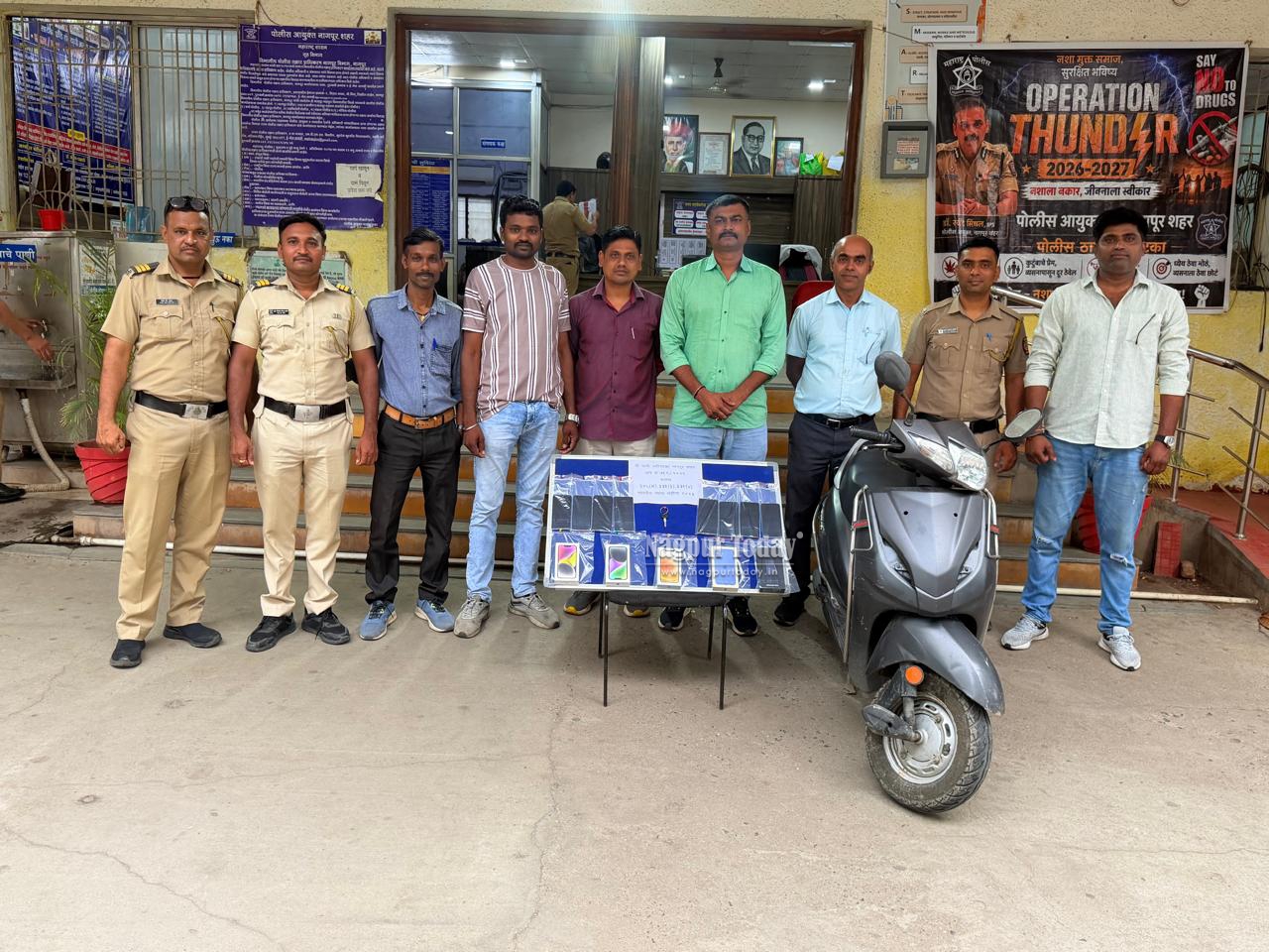Minor held for mobile shop burglary