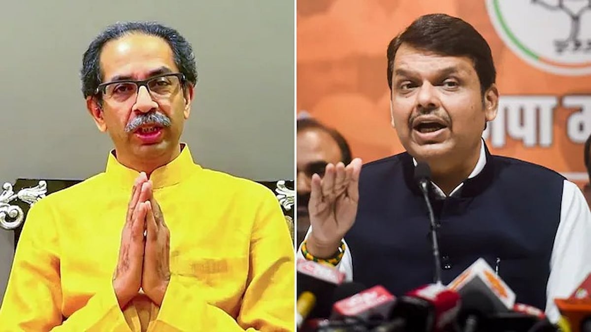 Devendra Fadnavis, Uddhav Thackeray Share Flight To Nagpur Amid Shiv Sena (UBT) MP Defections