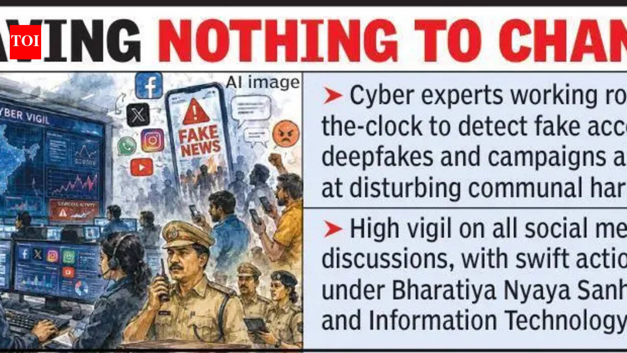 Cyber cell’s close watch on fake videos and rumours linked to Delhi protests | Nagpur News