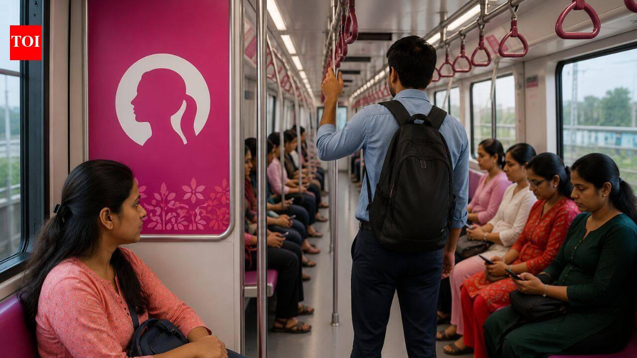 In ‘women-only’ metro coaches, men ride in while rules go out | Nagpur News