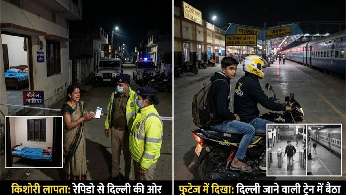मां के फोन से रेपिडो बुक कर स्टेशन पहुंचा किशोर, दिल्ली जाने वाली ट्रेन में सवार