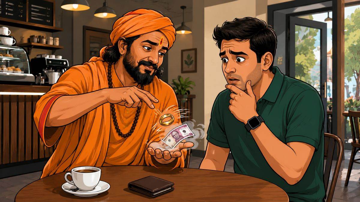 ‘ग्रह दोष’ मिटाने आए थे बाबा जी, कैफे संचालक का पर्स और अंगूठी ही ‘साफ’ कर गए: भोपाल में कैफे संचालक को बनाया शिकार