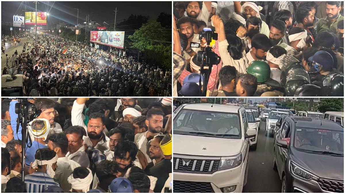 एमपी में मूंग खरीदी पर प्रदर्शन, बैरिकेड्स तोड़कर भोपाल में दाखिल हुए दो हजार किसान, सरकार ने 8 टन कोटे का भेजा प्रस्‍ताव