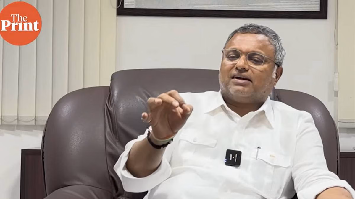 ‘Why is DMK doing a flip-flop?’: Congress’ Karti Chidambaram questions party’s stand on delimitation