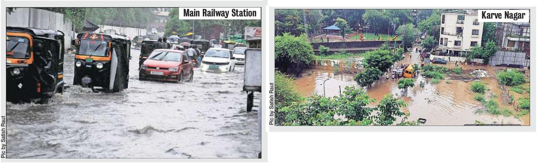 Nagpur receives 180 mm rains  Red Alert for Chandrapur, Gadchiroli, Gondia todayOrange Alert for Nagpur, Amravati, Bhandara, Wardha