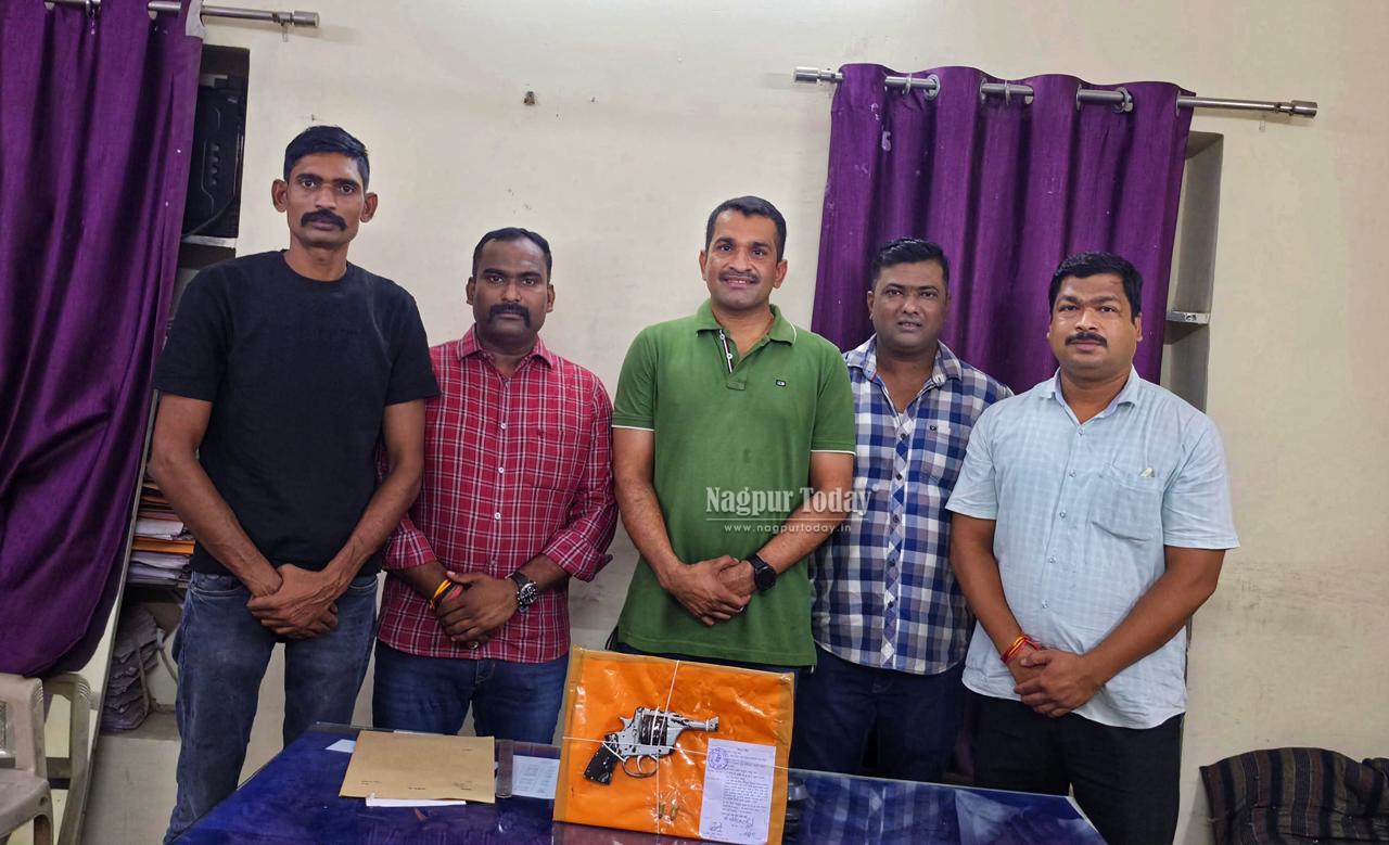Nagpur Crime Branch Arrests Man With Illegal Country-Made Pistol