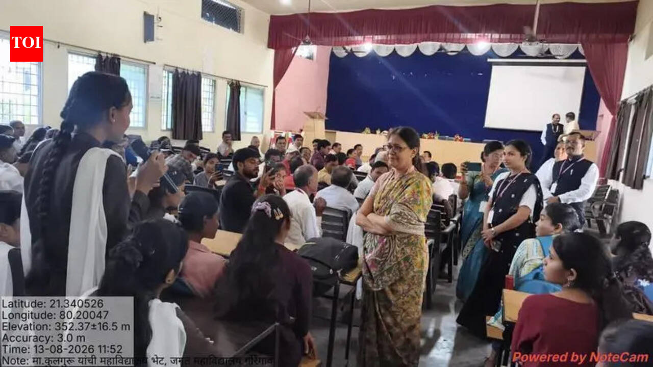 When VC Came To Listen: NU Takes Edu Dialogue To Gen Z | Nagpur News