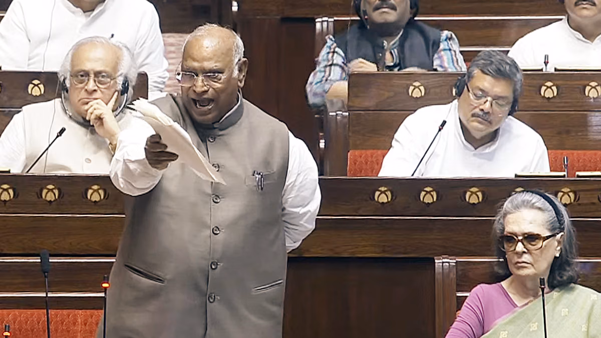 Kharge-Nadda face-off after LoP’s ‘Manusmriti’ remarks in RS