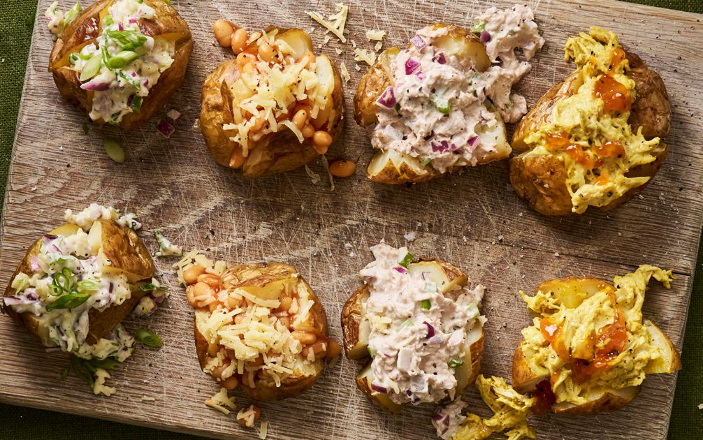 30 jacket potato topping ideas