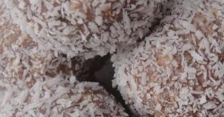 Chocolate coconut truffles