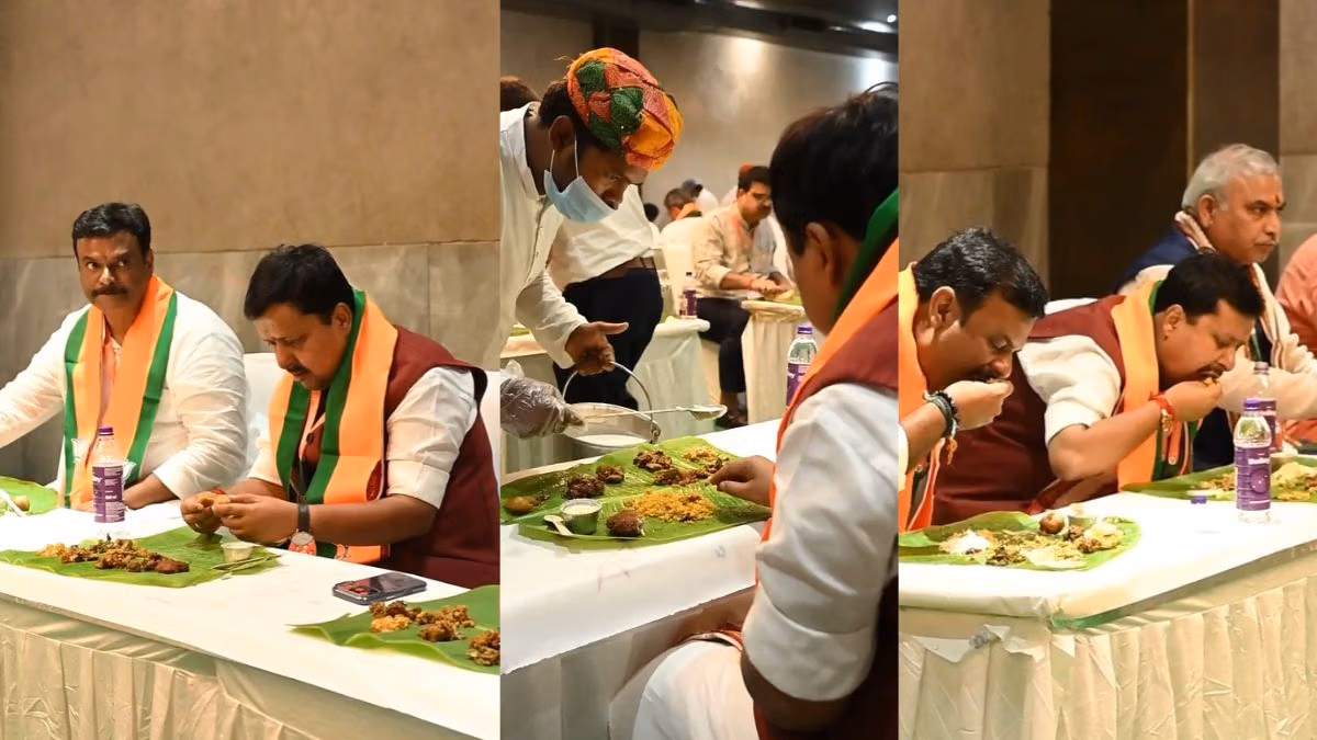 Non-veg or jackfruit? BJP chief Nabin’s Andhra meal triggers row, Congress asks ‘what about Sawan?’
